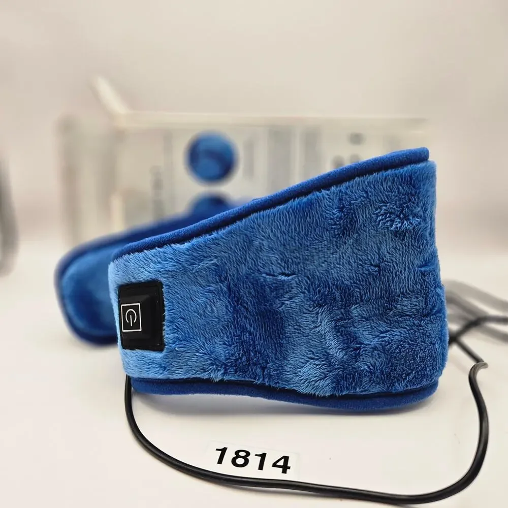 TRAKK HEATING NECK WRAP BELT SOFT NON ITCHY MATERIAL BLUE USB POWERED